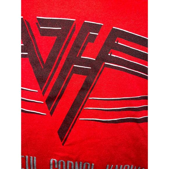 Vintage Van Halen 1991 Tour Shirt Unlawful Carnal Knowledge Rock Concert 90s L - Picture 6 of 13
